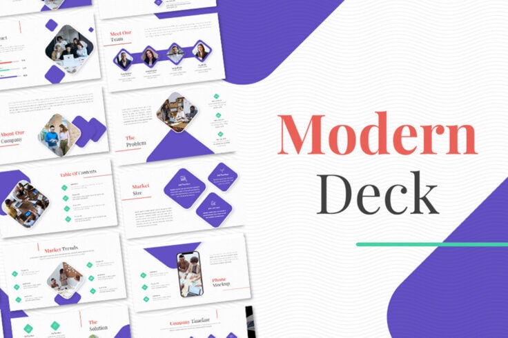 View Information about Modern Deck Free PowerPoint Template