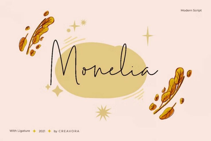 View Information about Monelia Cute Handwriting Script Font