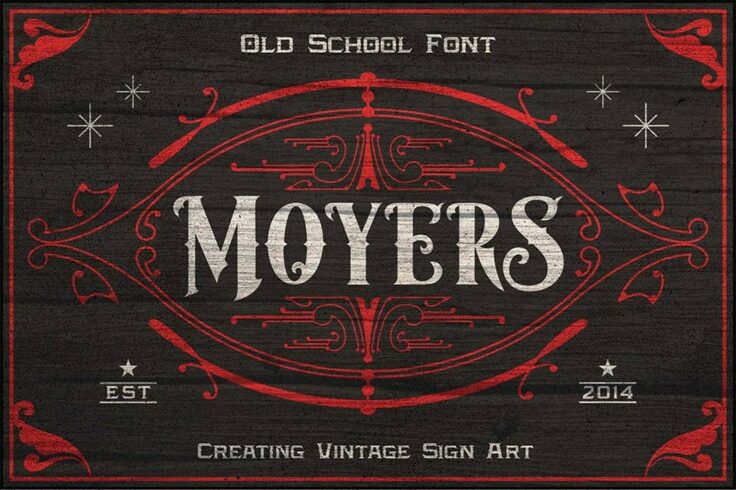 View Information about Moyers Vintage Tattoo Font
