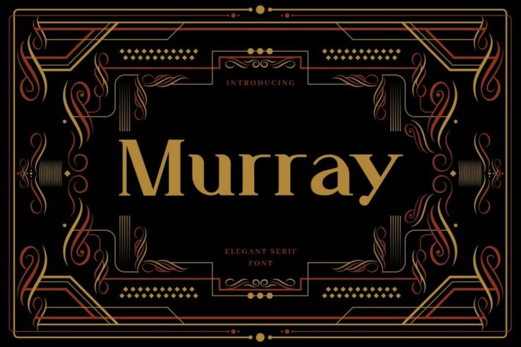 View Information about Murray Art Deco Display Font