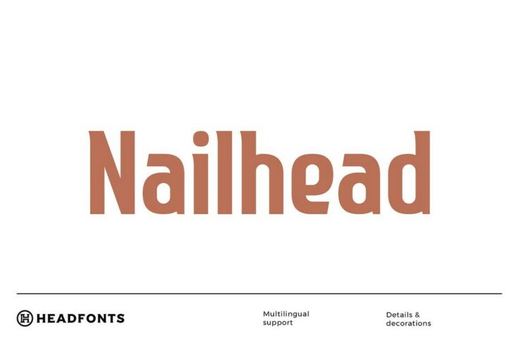 View Information about Nailhead Bold Modern Condensed Font