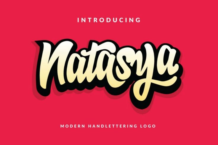 View Information about Natasya Stylish Logotype Font