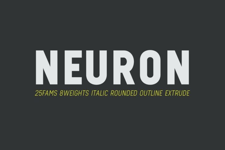 View Information about Neuron Block Letter Font Family