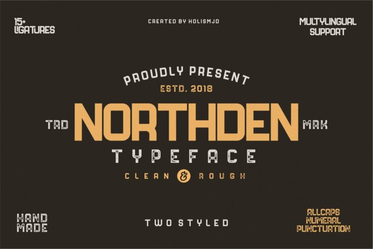 View Information about Northden Industrial Serif Font