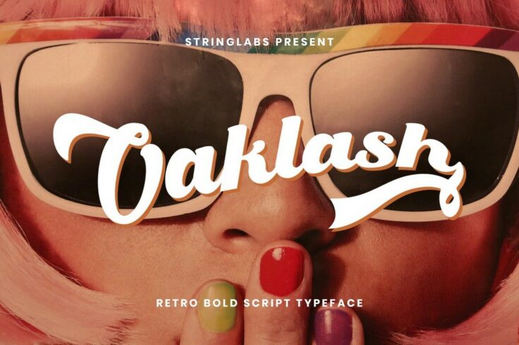 View Information about Oaklash Retro Bold Script Font