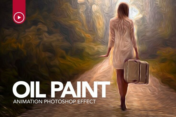 View Information about Oil Paint Animation Photoshop Action