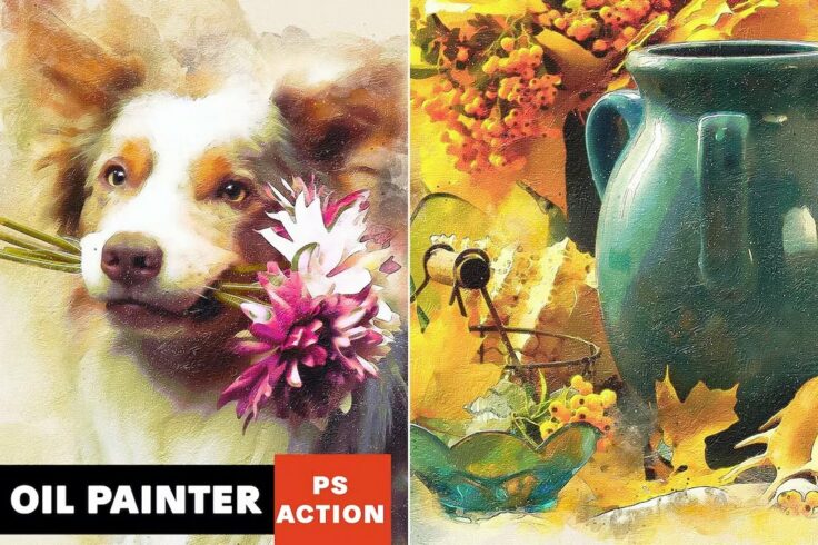 View Information about Oil Painter Photoshop Action