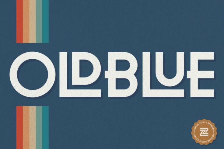 View Information about OLDBLUE Playful Decorative Font