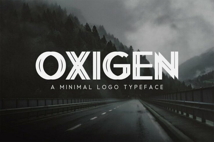 View Information about Oxigen Minimal Logo Typeface
