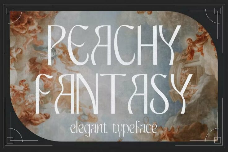 View Information about Peachy Fantasy Art Nouveau Font