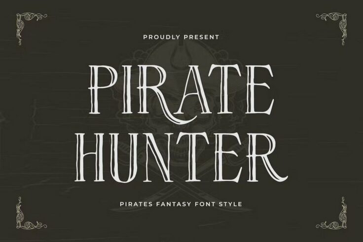 View Information about Pirate Hunter Pirates Fantasy Font