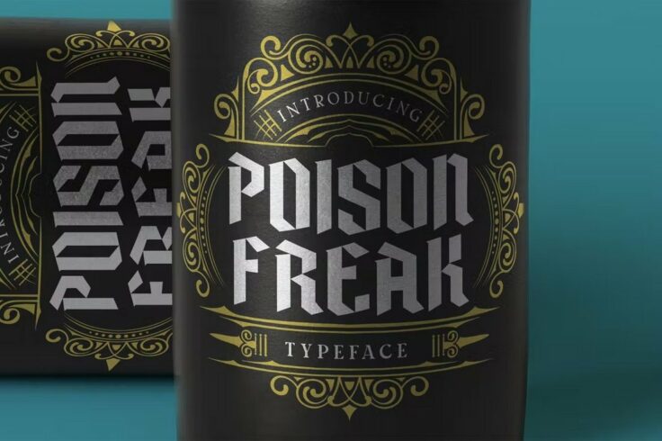View Information about Poison Freak Gothic Style Old English Font