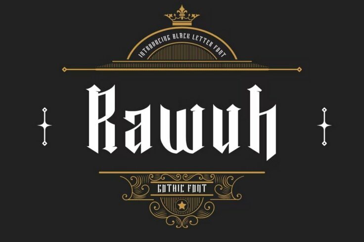 View Information about Rawuh Modern Tattoo Font