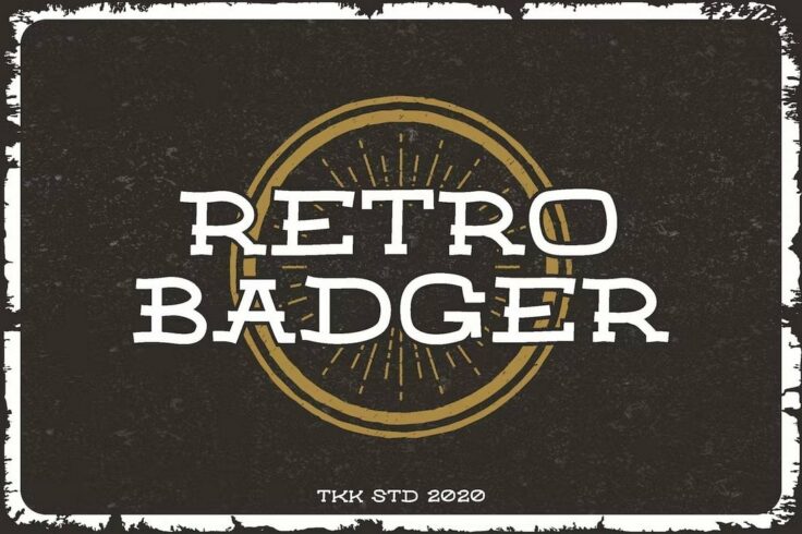View Information about Retro Badger Classic Western Font