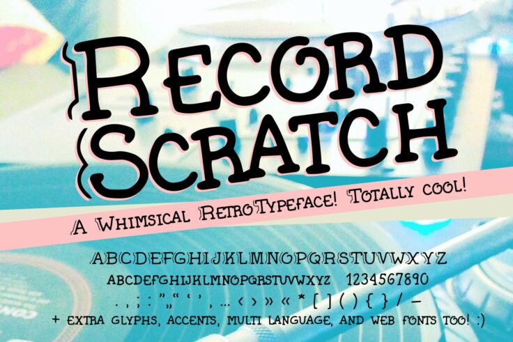 View Information about Record Scratch – 90s Horror Movie Font