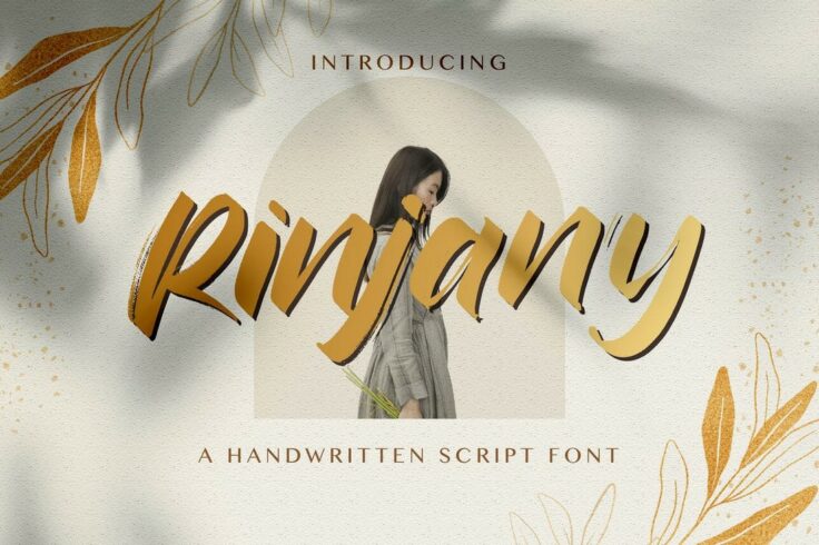 View Information about Rinjany Modern Textured Brush Font
