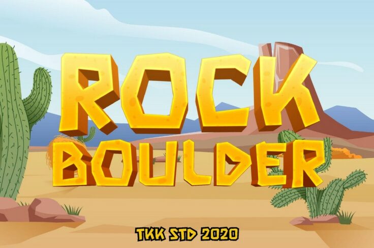 View Information about Rock Boulder Gaming Font