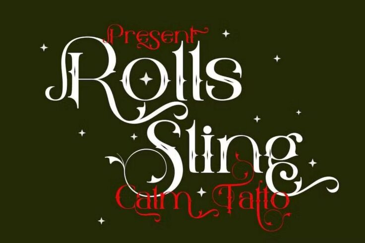 View Information about Rools Sling Creative Tattoo Font