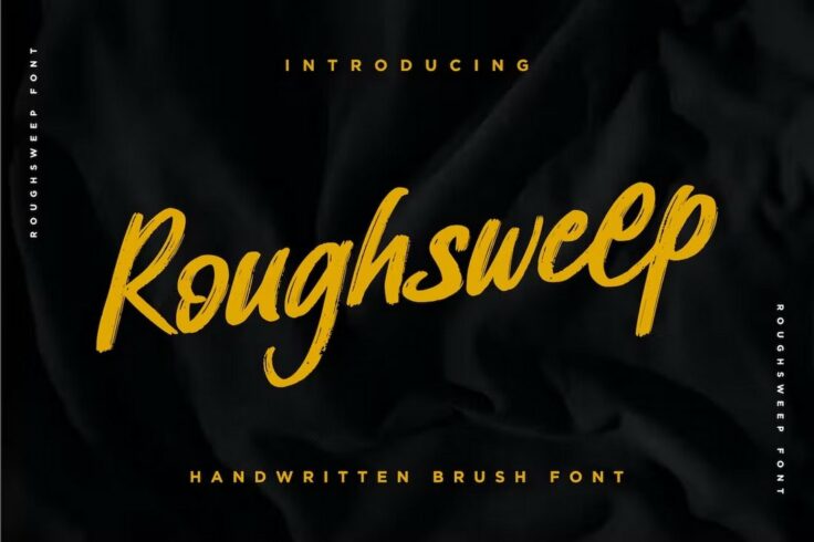 View Information about Roughsweep Handwritten Brush Font