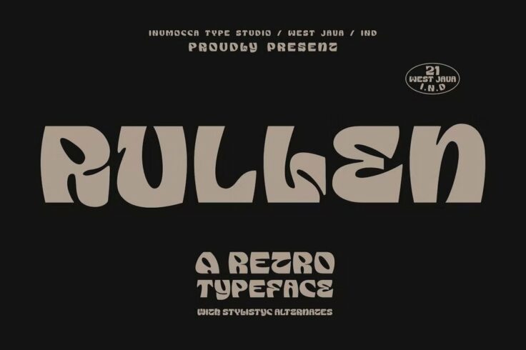 View Information about Rullen Retro Psychedelic Font