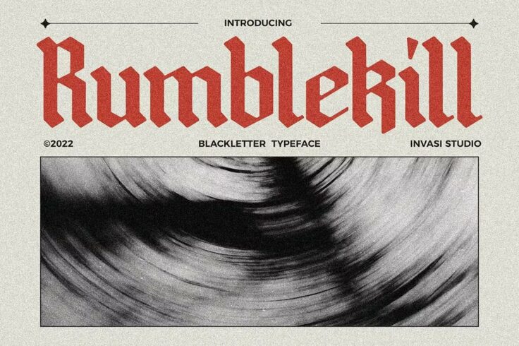 View Information about Rumblekill Rounded Blackletter Old English Font