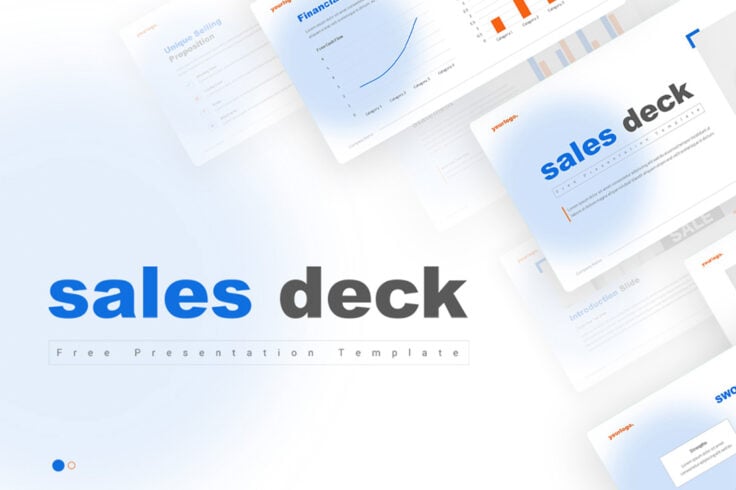 View Information about Sales Deck Free PPT Template