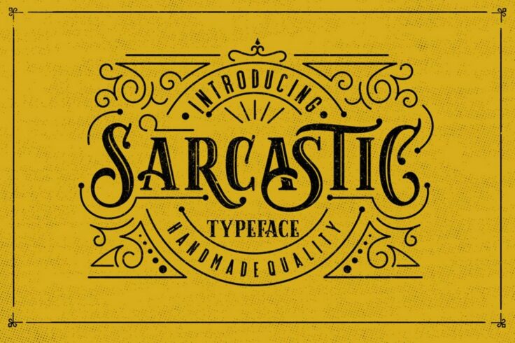 View Information about Sarcastic Tattoo Font