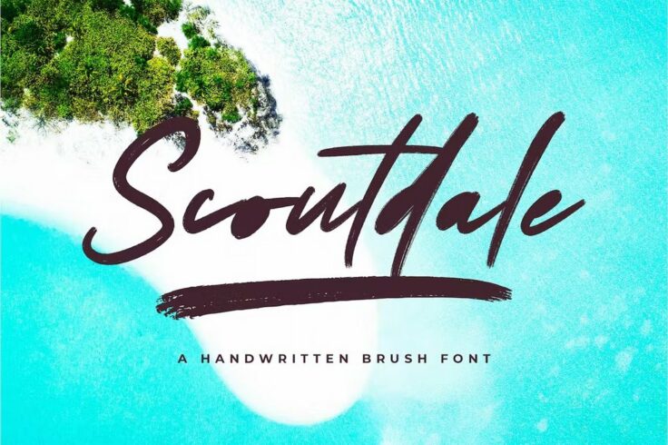 View Information about Scoutdale Handwritten Brush Font