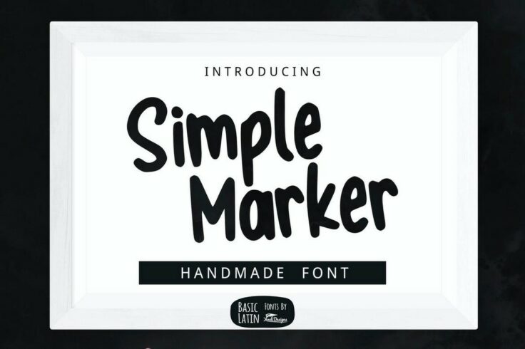 View Information about Simple Marker Hand-Made Font