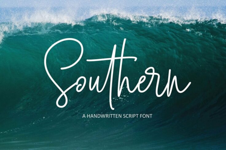 View Information about Southern Script Handwritten Logo Font