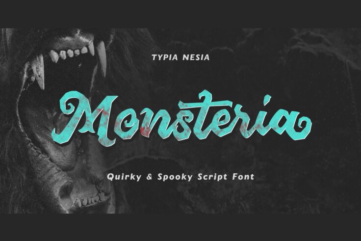 View Information about Monsteria Spooky Script Font
