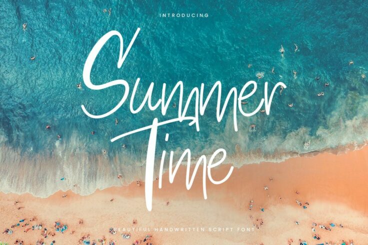View Information about Summertime Thin Casual Script Font