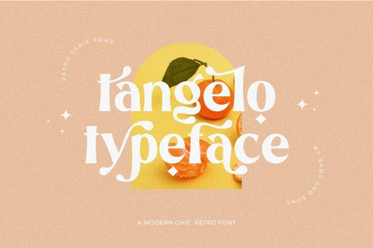View Information about Tangelo Elegant Modern Typeface
