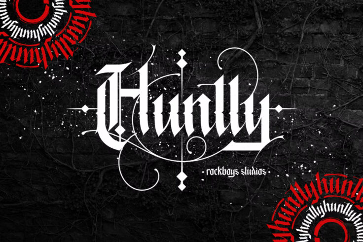 View Information about Huntly Blackletter Font