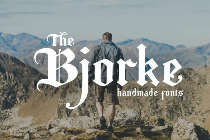 View Information about The Bjorke Handmade Old English Font