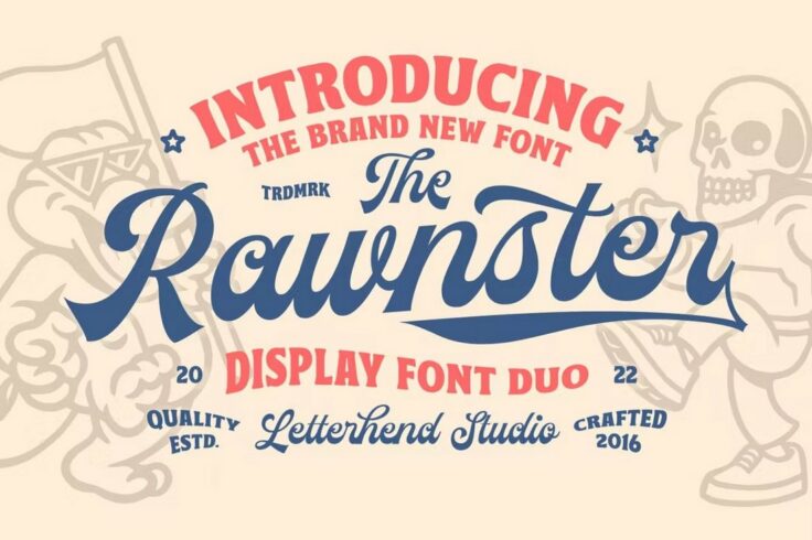 View Information about The Rawnste Baseball Jersey Font
