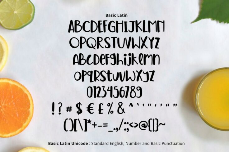 View Information about Tiny Lemon Number Font