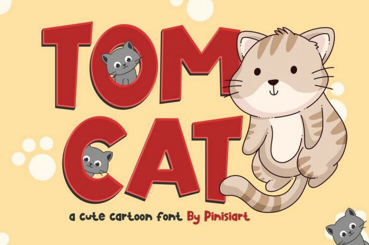 View Information about TOMCAT Cartoon Font