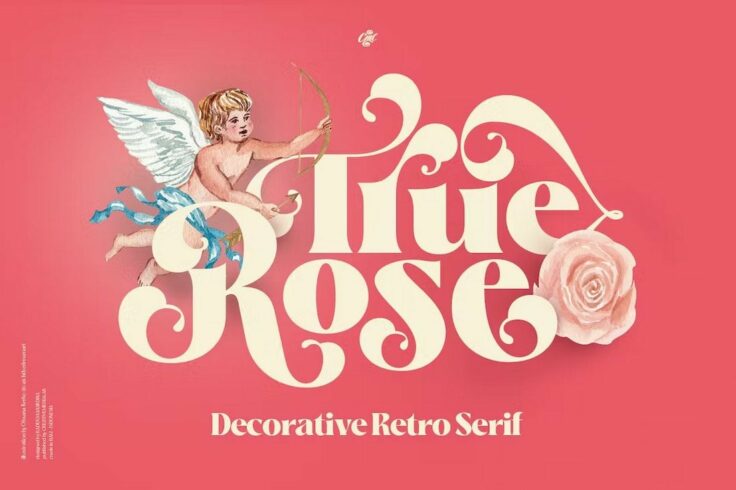 View Information about True Rose Retro Logo Font
