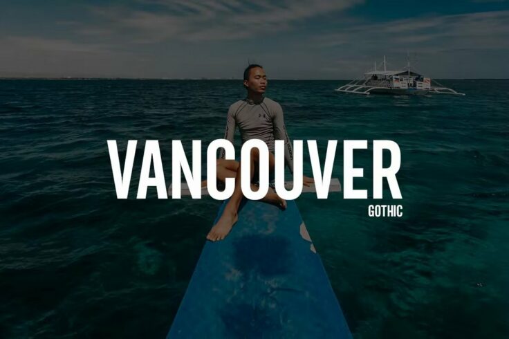 View Information about Vancouver Clean Title Font