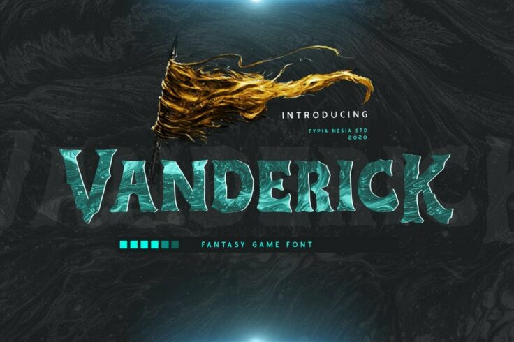 View Information about Vanderick Fantasy Game Font