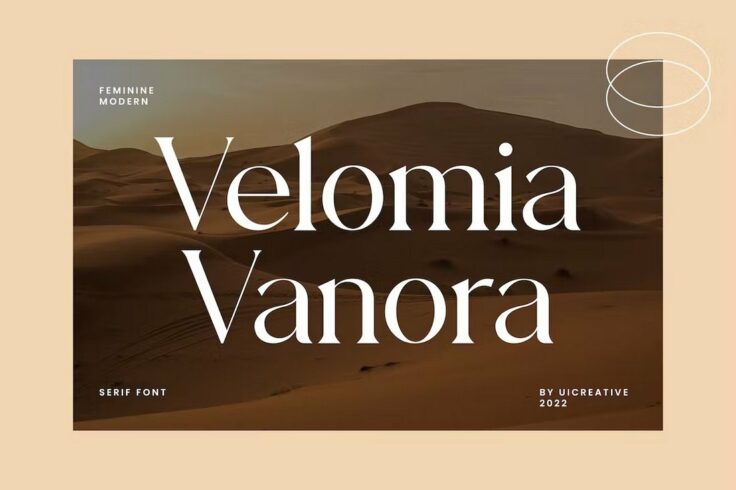 View Information about Velomia Vanora Font