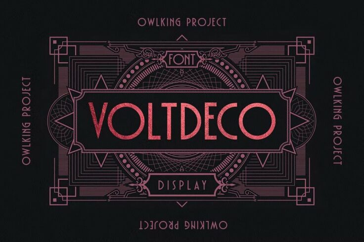 View Information about Voltdeco Stylish Art Deco Font