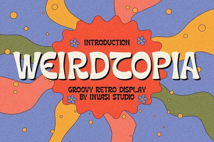 View Information about Weirdtopia Groovy Retro 70s Font
