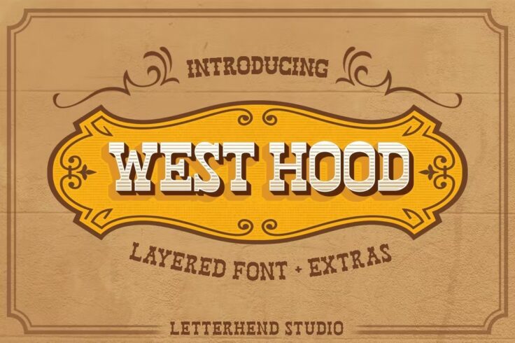 View Information about West Wood 6 Western Style Fonts