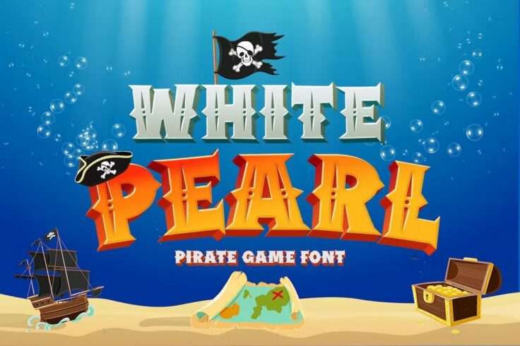 View Information about White Pearl Fun Pirate Font