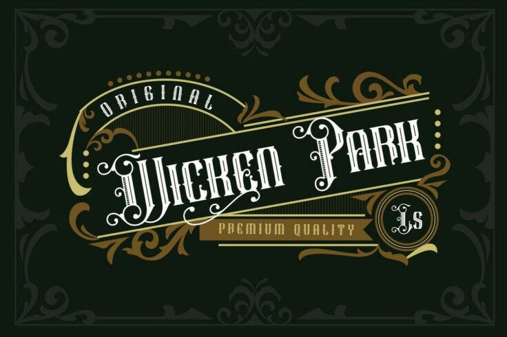 View Information about Wicken Park Vintage Decorative Font