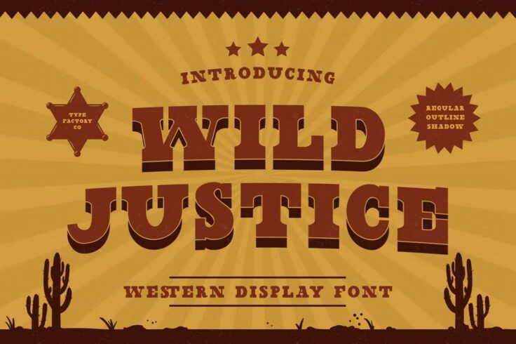 View Information about Wild Justice Old Western Font