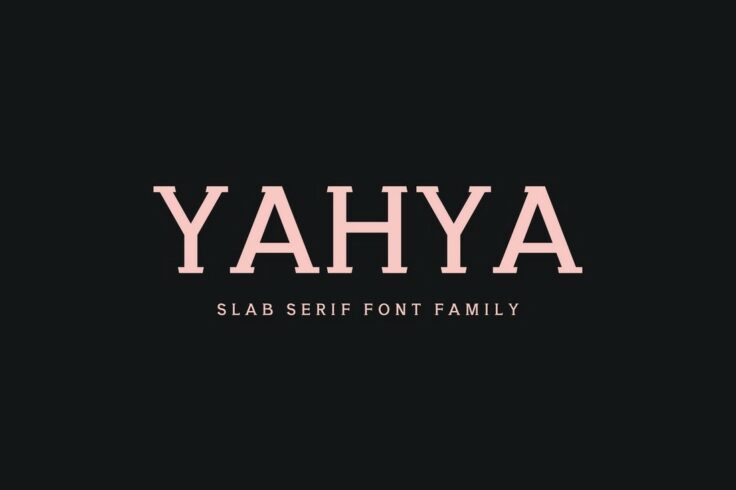 View Information about Yahya Slab Serif Font Family
